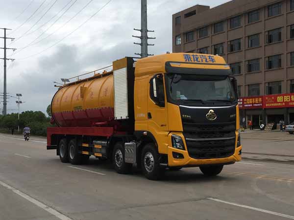 柳汽乘龍前四后八22立方清洗吸污車